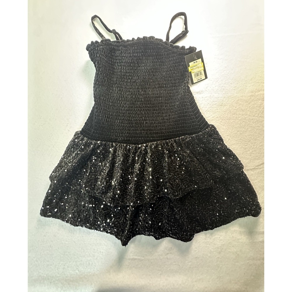Art Class Spaghetti Strap, Size 8 Medium Girls Black Dress